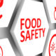 FOOD SAFETY concept cell background 3d illustration